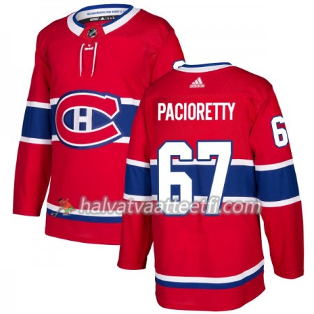 Miesten NHL Montreal Canadiens Pelipaita Max Pacioretty 67 Adidas 2017-2018 Punainen Authentic Miesten NHL Montreal Canadiens Pelipaita Max Pacioretty 67 Adidas 2017-2018 Punainen Authentic